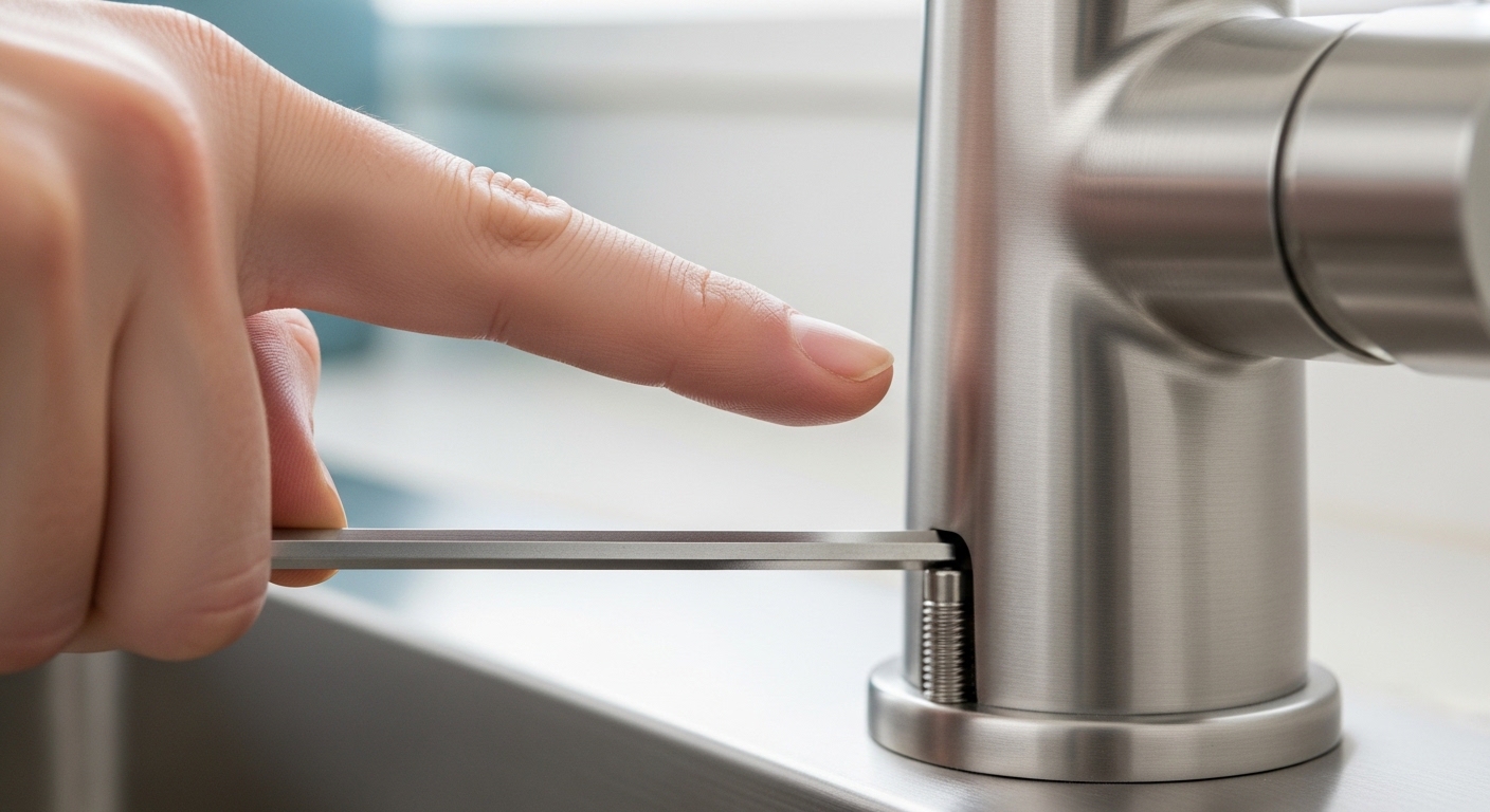 kitchen faucet knob loose
