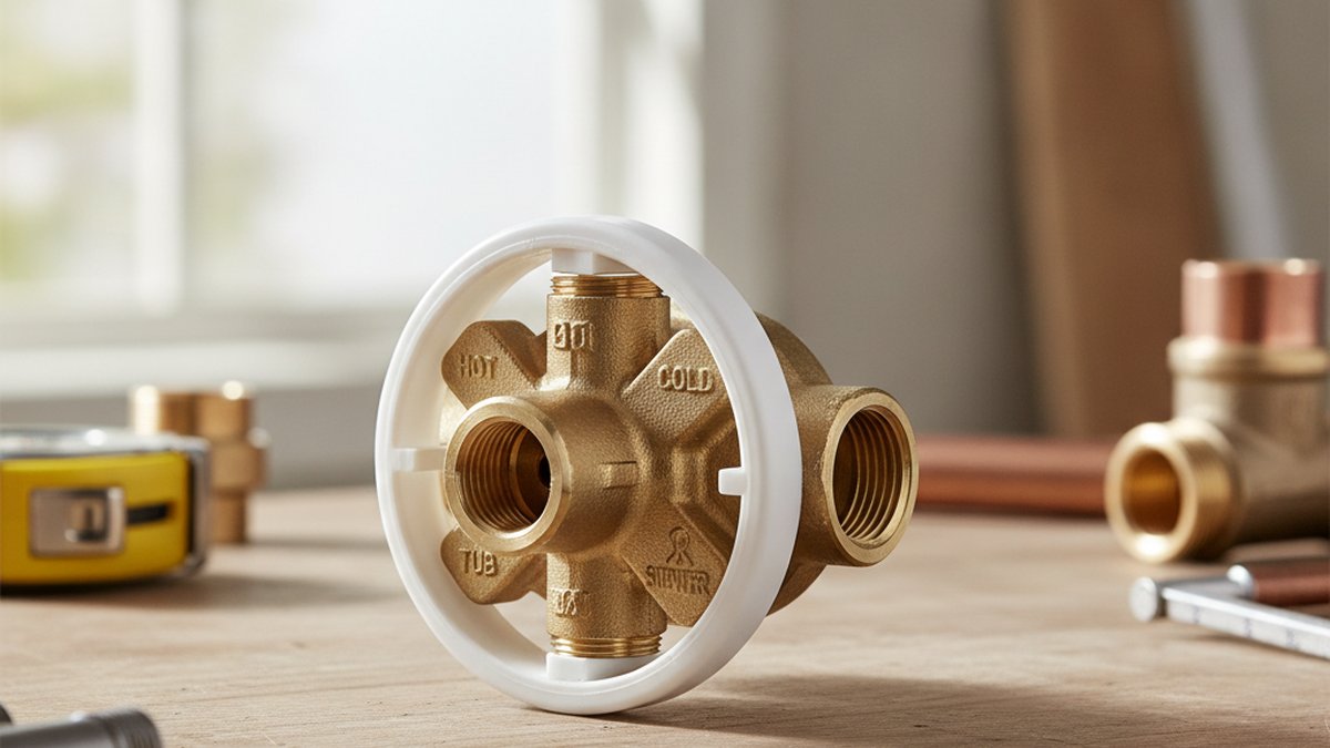 how to install delta shower faucet valve