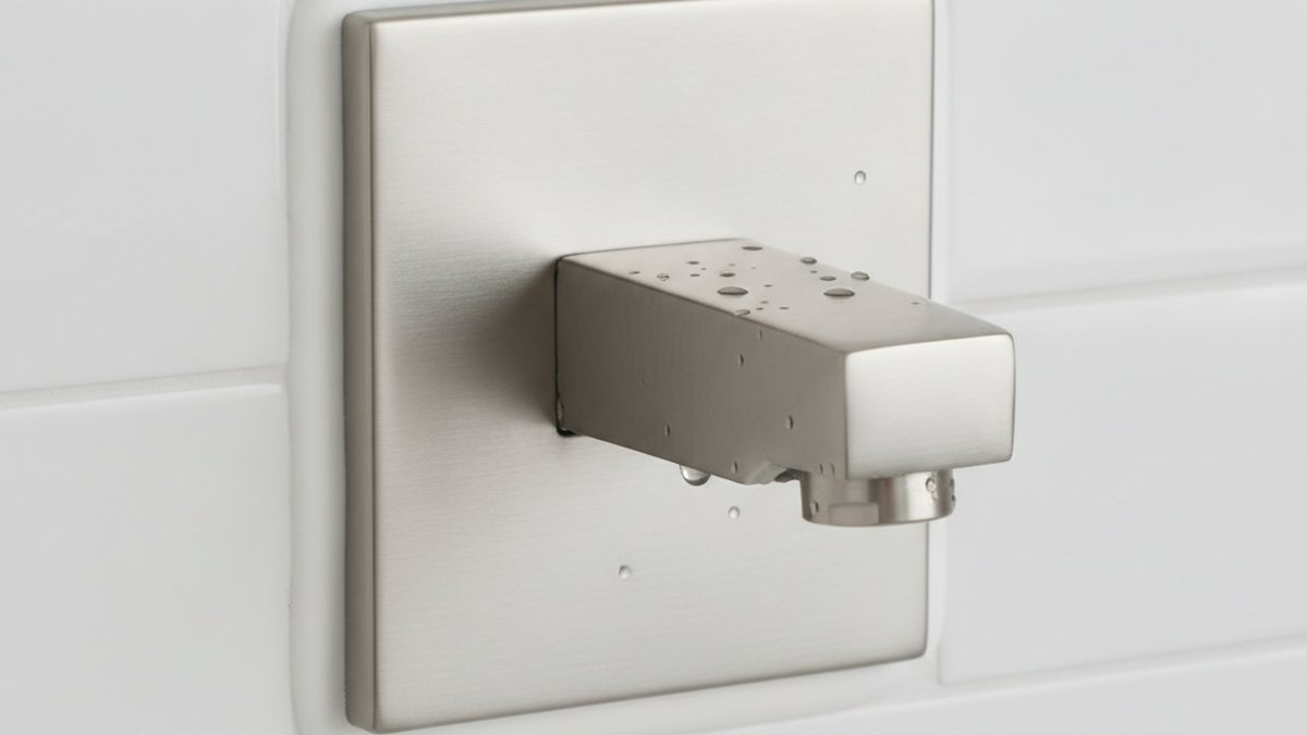 tub spout escutcheon square